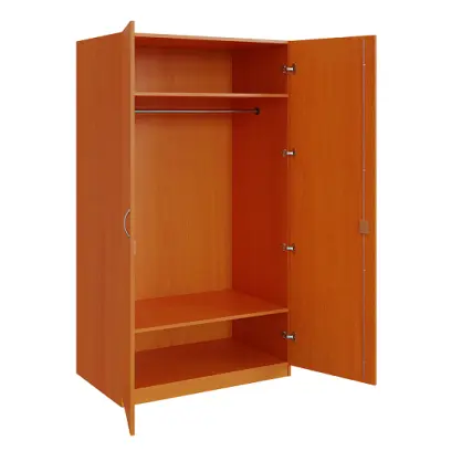 Q 22-100 skříň šatní, 2-dvéřová, 1000x600x1800mm, třešeň šumavská